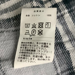 ディセンダント DESCENDANT チェック フランネル 長袖シャツ グレー 2サイズ 201MT-4762