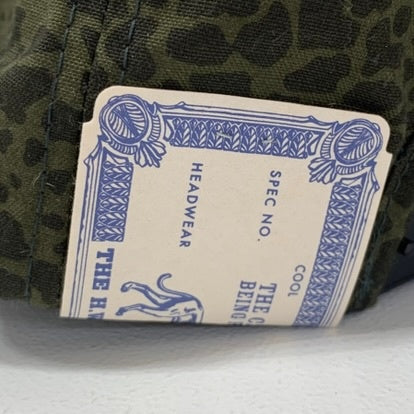 【中古】ザ エイチダブリュードッグアンドコー THE H.W.DOG&CO. MILITARY TRUCKER CAP レオパード柄 D-00900 帽子 メンズ帽子 キャップ グリーン フリーサイズ 201goods-656