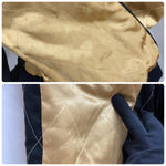 【曜日割引対象外】 東洋エンタープライズ TOYO ENTERPRISE 蛇髑髏 ヘビドクロ 別珍 サテンキルティング スカジャン ジャケット ネイビー Mサイズ 201MT-4273 VB