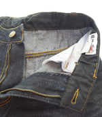 リュウギアッサク 流儀圧搾  花鳥風月和柄 刺繍  花柄 デニムパンツ デニム ブルー 32 103MB-682