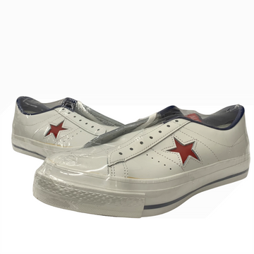 【曜日割引対象外】 コンバース CONVERSE 90's ONE STAR OX 日本製 US7 デッドストック メンズ靴 スニーカー ホワイト 25.5cmサイズ 201-shoes1130 VB