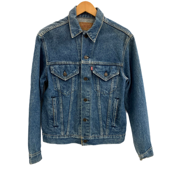 リーバイス Levi's 90's 90年代 70506-0217 デニムジャケット Gジャン トラッカー ボタン裏527刻印 Vintage ヴィンテージ MADE IN USA アメリカ製 38 ジャケット ブルー Mサイズ 101MT-4193