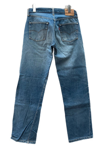 リーバイス Levi's 501 66後期 赤耳 70s 80s Vintage ヴィンテージ ジーンズ デニムパンツ ジーパン ボタン裏6 青 無地 デニム ブルー W32 L36 104MB-181