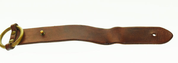 ナンバーナイン NUMBER (N)INE レザー バングル リストバンド ブレスレット メンズジュエリー・アクセサリー インディアンジュエリー バングル ブラウン 103G-179