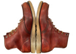 レッドウィング RED WING 90s 6-inch Classic Moc インチ クラシックモック モカシン Irish Setter 半円犬タグ レースアップ シューズ 赤茶 875 メンズ靴 ブーツ ワーク ブラウン サイズ 9 2E 104S-762