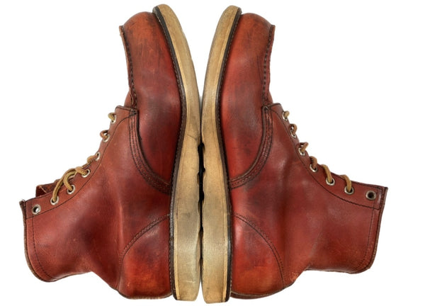 レッドウィング RED WING 90s 6-inch Classic Moc インチ クラシックモック モカシン Irish Setter 半円犬タグ レースアップ シューズ 赤茶 875 メンズ靴 ブーツ ワーク ブラウン サイズ 9 2E 104S-762