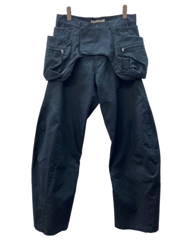 パンツ NVRFRGT DETACHABLE UTILITY CURVED LEG DETACHABLE UTILITY PANTS | BLACK - 【fever】ONLINE STORE
