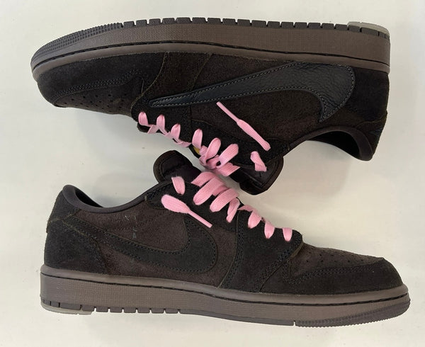 ジョーダン JORDAN Travis Scott Nike Air Jordan 1 Low OG SP Velvet Brown and Dark Mocha トラヴィススコット ナイキ エアジョーダン1 ロー OG SP ベルベットブラウン アンド ダークモカ DM7866-202 メンズ靴 スニーカー ブラウン 27.5cm 101sh-2178