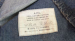アーペーセー A.P.C. APC 90s' Denim single riders jacket シングルライダースジャケット 青 2 ジャケット ブルー 103MT-2665