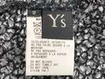 ワイズ Y's ヨウジヤマモト Yohji Yamamoto ドレープ フィッシュ ネット ニット セーター ボレロ ウール 膝丈 モード 日本製 チャコール GRAY 灰色 YC-T25-163 カーディガン グレー SIZE2 104LT-227