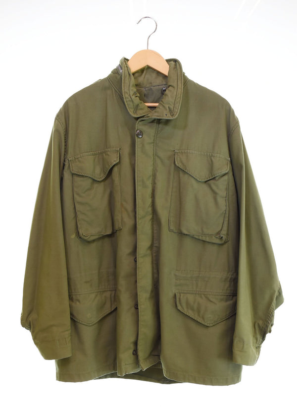 ミリタリー Military 70s アメリカ軍 M-65 フィールドジャケット ALPHA社製 70's USARMY SCOVILLジッパー  100-70-C-0606 M-R ジャケット カーキ 103MT-2930