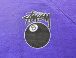 ステューシー STUSSY 90's OLD STUSSY Sweatshirt 8ball オールドステューシー 8ボール スウェット 紫 スウェット パープル Lサイズ 103MT-2331