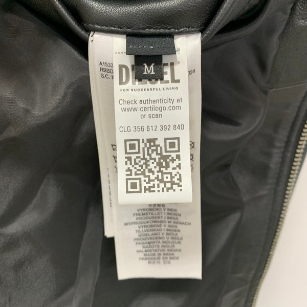 ディーゼル DIESEL L-BOY-R-NEW JACKET A15334 ジャケット ブラック Mサイズ 201MT-4690