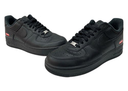 ナイキ NIKE 23年製 × SUPREME シュプリーム AIR FORCE 1 LOW エア フォース ロー AF1 スケボー シューズ 黒 CU9225-001 メンズ靴 スニーカー ブラック 27.5cm 104S-1000