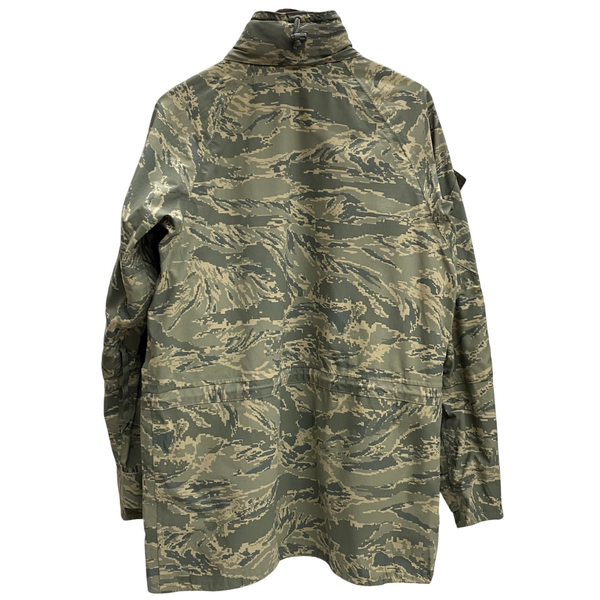 【曜日割引対象外】 ミリタリー MILITARY US.AIR FORCE USAF APECS GORE-TEX デジタルタイガーストライプ ジャケット カーキ Sサイズ 201MT-4437 VB