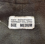 ミリタリー Military 40s US NAVY 米軍実物 N-1 デッキ パンツ USN 海軍 TALON ステンシル ジャングルクロス ウール NXsx65902 つなぎ・オーバーオール カーキ Mサイズ 103MB-454