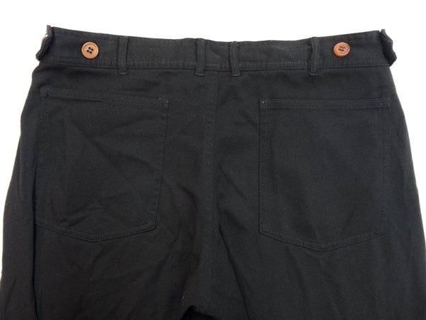 コムデギャルソン COMME des GARCONS SHIRT UTILITY PANTS ユーティリティ パンツ ジップフライ スラックス ズボン 黒 無地 FO-P505 ボトムスその他 ブラック XSサイズ 104MB-383