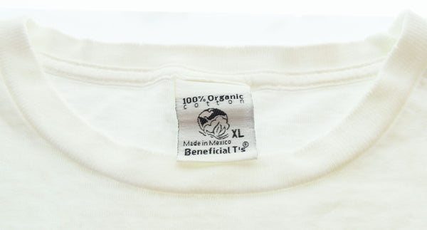 パタゴニア PATAGONIA 00s 00's Beneficial T's ロゴ バックプリント長袖Tシャツ ロンT ホワイト LLサイズ 103MT-2753