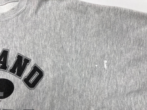 チャンピオン Champion 90's REVERSE WEAVE リバースウィーブ  ヴィンテージ 3段 NFL Oakland Raiders レイダース XXL 灰色 - スウェット プリント グレー 104MT-615