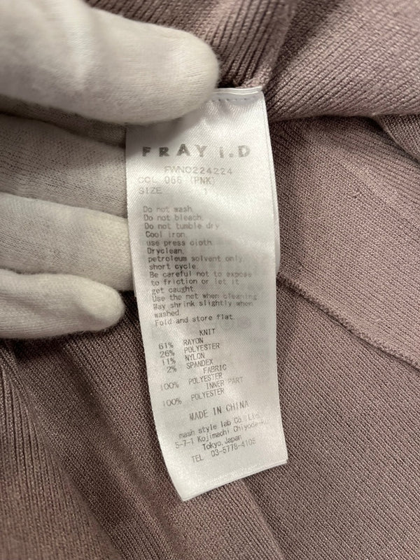 フレイ アイディー FRAY I.D マーメイドニットコンビワンピ ニットワンピース FWNO224224 PNK ワンピース ピンク サイズ1 101LT-213