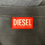 ディーゼル DIESEL ダメージ加工 ボロ T-CRANE-LS-N2 ロンT ネイビー Lサイズ 201MT-4245