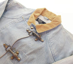 ラルフローレン RalphLauren 90's POLO by RALPH LAUREN ポロバイラルフローレン DENIM FIREMAN COAT デニム ファイヤーマンコート 90年代 XL ジャケット ブルー LLサイズ 103MT-2945