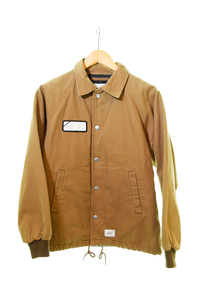 ダブルタップス WTAPS 18AW A-GENTS JACKET コーチジャケット 茶 182BRDT-JKM03 1 ジャケット ロゴ ブラウン  103MT-595 | 古着通販のドンドンサガール