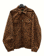 ワコマリア WACKO MARIA 21AW × Wrangler ラングラー LEOPARD ZIP UP BLOUSON レオパード ジップアップ ブルゾン ジャケット 茶 黒 WS9260 ジャケット ヒョウ柄・レオパード柄 ブラウン Lサイズ 104MT-911