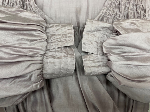 ハーリップトゥー Her lip to AIRY VOLUME SLEEVE DRESS エアリー ボリューム スリーブ ドレス ハイウエスト ウエストマーク MISTY LILAC くすみピンク 1231305044 ワンピース ピンク Sサイズ 104LT-168