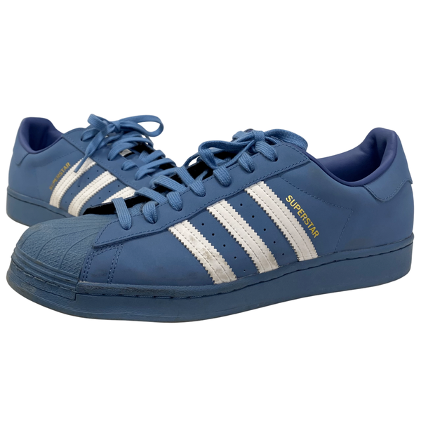 アディダス adidas × Daiki Tsuneta × atmos Superstar "Blue" H06346 メンズ靴 スニーカー ブルー 29.0cmサイズ 201-shoes1128