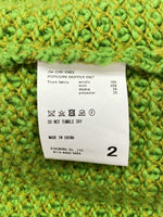 ジエダ Jieda 23AW POPCORN SKIPPER KNIT ポップコーン スキッパー ニット ニットポロ ヘンリーネック 緑 Jie-23W-KN03 サイズ 2 セーター 無地 グリーン 104MT-1015