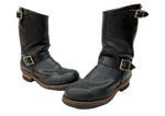 レッドウィング RED WING ENGINEER BOOTS エンジニア ブーツ ロング バイク 革靴 シューズ 黒 2268 メンズ靴 ブーツ エンジニア ブラック サイズ 8 1/2D 104S-1049