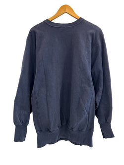 チャンピオン Champion 90s～ ヴィンテージ vintage 刺繍タグ リバースウィーブ REVERSE WEAVE US古着 カレッジプリント ラバー ひび割れ XL スウェット ネイビー LLサイズ 101MT-4947
