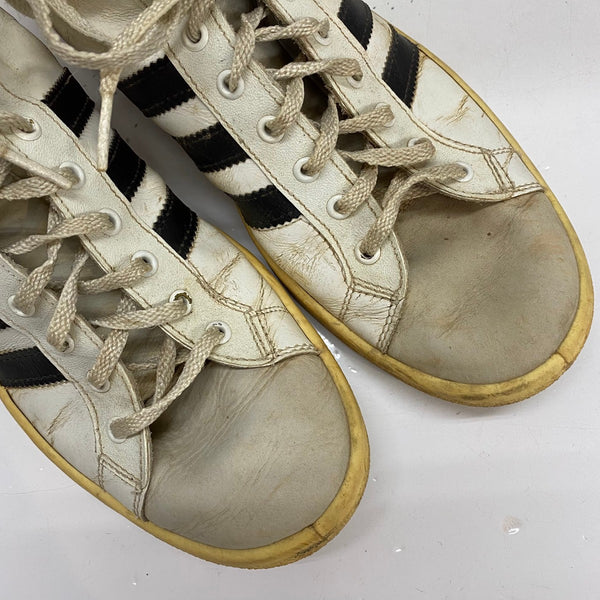 【曜日割引対象外】 アディダス adidas 90's ドイツ製 allround made in Germany 30700 メンズ靴 スニーカー ホワイト 25.5cmサイズ 201-shoes1584 VB