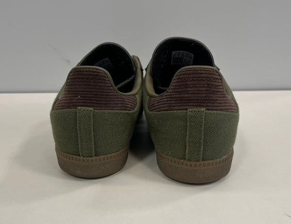 アディダス adidas SAMBA OG Alwayth OLISTR/SHABRN/MAGOLD サンバOG オールウェイズ ID3263 メンズ靴 スニーカー カーキ 26.5cm 101sh-2245