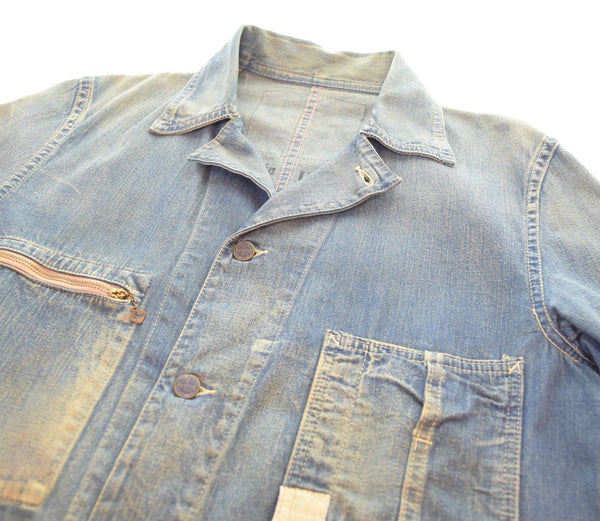 ヘッドライト HEAD LIGHT カバーオール ジージャン Gジャン デニムジャケット 青 ジャケット ブルー 103MT-2886