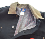 ディッキーズ Dickies 90s coveralls カバーオール  Chore Coat ブランケット   ジャケット ブラック LLサイズ 103MT-3373