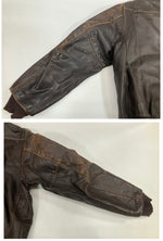 ミリタリー military 50's 50年代 US AIR FORCE A-2 フライトジャケット レザー CONMAR ZIP VINTAGE ヴィンテージ ジャケット ブラウン 101MT-5190
