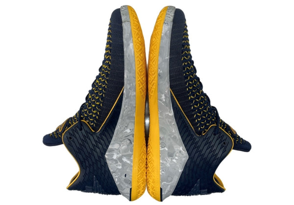 ナイキ NIKE 17年製 AIR JORDAN 32 LOW PF MICHIGAN エア ジョーダン ミシガン AJ32 カレッジ シューズ 黄 紺 AH3347-405 メンズ靴 スニーカー ネイビー 29cm 104S-901