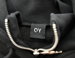 オーワイ OY LOGO HOODIEベーシック ロゴ フーディー プルオーバー パーカー 黒 パーカ ブラック 103MT-1746