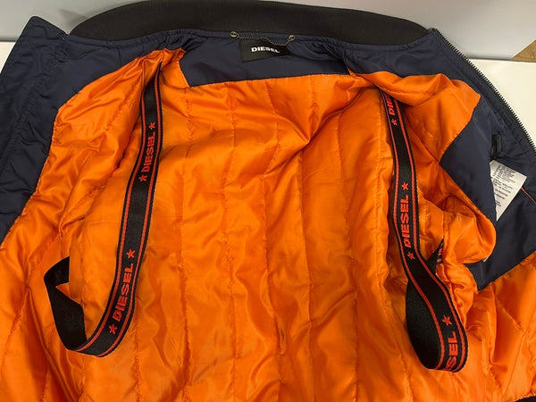 ディーゼル DIESEL MA-1 ナイロンジャケット ジャンパー ブルゾン  ジャケット ネイビー Mサイズ 101MT-4613