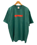 シュプリーム SUPREME pinline Tee Light pine ピンラインTシャツ 緑 ロゴプリント  半袖カットソー XXl Tシャツ グリーン 3Lサイズ 101MT-3220