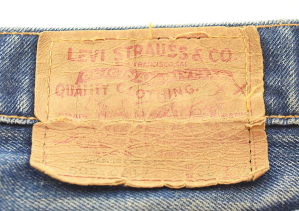 リーバイス Levi's 70s 66前期 505-0217 ボタン裏刻印5 42TALON 平行ステッチ スモールe 脇割り 70's デニム ブルー 36/34 103MB-508