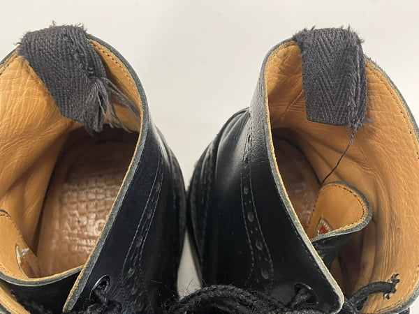 トリッカーズ Trickers MALTON D BLACK モールトン ウイングチップ カントリーブーツ MADE IN ENGLAND イングランド製 英国製 M2508 メンズ靴 ブーツ カントリー ブラック UK7 1/2 101sh-2215