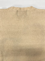 チャップス CHAPS 80s LOGO SWEATER ロゴ セーター 水兵 兵隊タグ ニット 厚手 CRL Ralph Lauren 白 セーター ロゴ ホワイト Lサイズ 104MT-2297