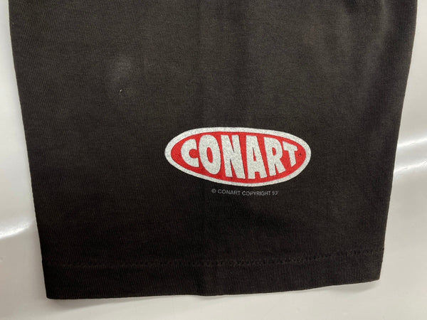 コナート CONART 90s 90年代 GODS MAD ANGELS HIP-HOP BROCKUM USA製 黒 Tシャツ プリント ブラック Lサイズ 104MT-1758