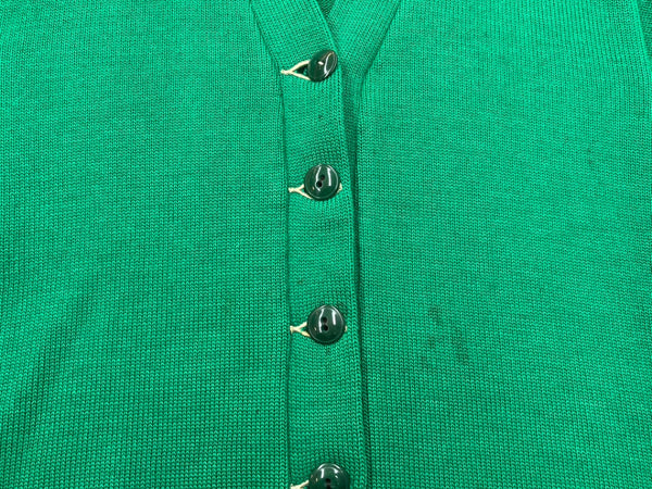 ヴィンテージ vintage 50s 50年代 Dehen レタードカーディガン ニット 緑 カーディガン 無地 グリーン 104MT-1855