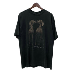 【曜日割引対象外】 ヴィンテージ vintage 90’s 90s 90年代 ウィリアムウェグマン William Wegman Tシャツ ブラック XLサイズ 201MT-3611 VB