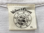 us古着 US 90s 90年代 WALLACE & GROMIT ウォレスとグルミット 映画 ムービー アニメT 白 Tシャツ キャラクター ホワイト XLサイズ 104MT-1829