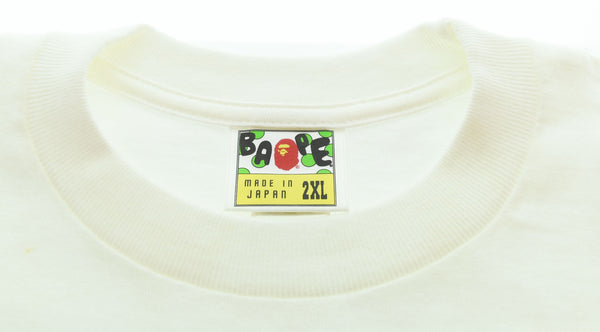 アベイシングエイプ A BATHING APE  NEIGHBORHOOD ブラザーフッド TEE 2XL Tシャツ ホワイト 3Lサイズ 103MT-2800